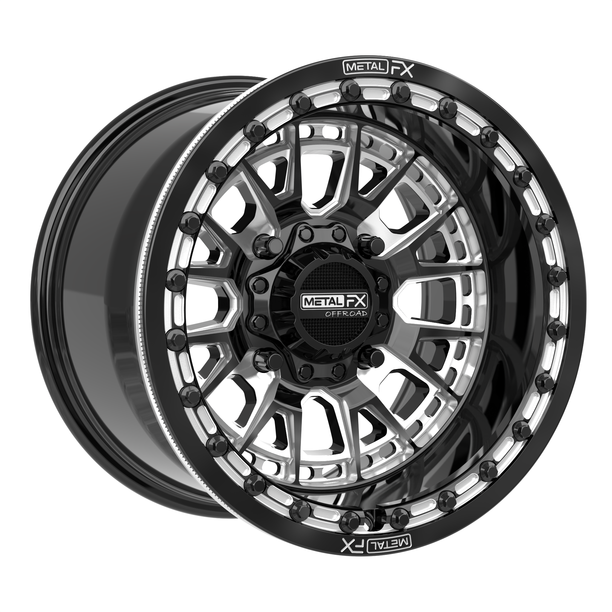 Slayer Beadlock | Gloss Black Contrast Cut - J.I. MOTORSPORTS 626