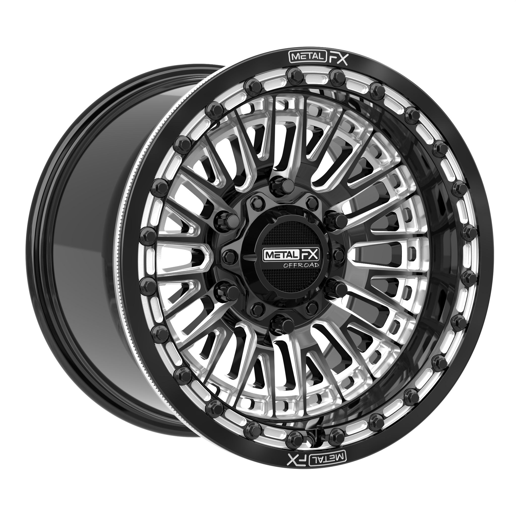 Slayer 6R Beadlock | Gloss Black Contrast Cut - J.I. MOTORSPORTS 626