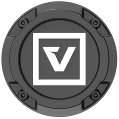 VCAP1 TALL CAP WHITE LOGO 35MM SATIN BLACK - J.I. MOTORSPORTS 626