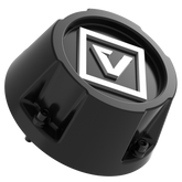 VCAP1 TALL CAP WHITE LOGO 35MM SATIN BLACK - J.I. MOTORSPORTS 626