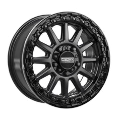 Rampage R Beadlock | Satin Black w/ Gloss Black Ring