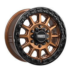 Rampage 6R Beadlock | Smoked Bronze w/ Gloss Black Ring