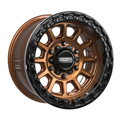 Rampage 6R Beadlock | Smoked Bronze w/ Gloss Black Ring