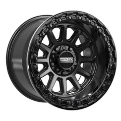 Rampage R Beadlock | Satin Black w/ Gloss Black Ring