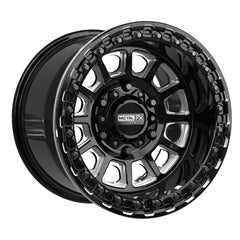 Rampage 6R Beadlock | Gloss Black Contrast Cut