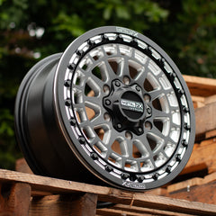 Outlaw 6R Beadlock | Satin Black Contrast Cut - J.I. MOTORSPORTS 626