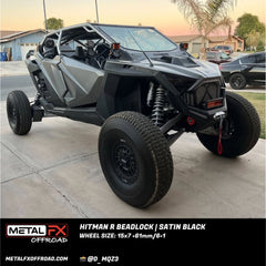 Hitman R Beadlock | Satin Black - J.I. MOTORSPORTS 626