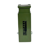 LIFTALL Floor Jack Extension in green, designed for 2-4 ton capacity, compatible with UTV wheels and tires, 9-15.25" height.