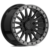 V06 BEADLOCK 15X8 +40 5X114.3 GLOSS BLACK - J.I. MOTORSPORTS 626