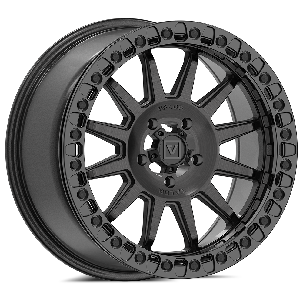 V09 BEADLOCK 17X8 +40 5X114.3 BRUSHED CHARCOAL - J.I. MOTORSPORTS 626