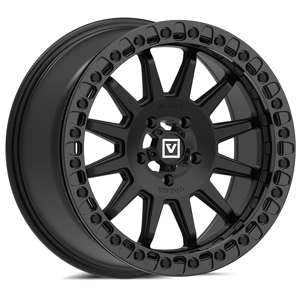 V09 BEADLOCK 17X8 +40 5X114.3 SATIN BLACK - J.I. MOTORSPORTS 626