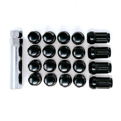 12X1.50 SPLINE 5 LUG KIT 1.38" BLACK - J.I. MOTORSPORTS 626