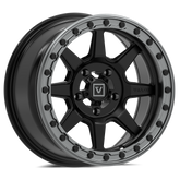 V13 BEADLOCK 15X7 +10MM 4X137 SATIN BLACK - J.I. MOTORSPORTS 626