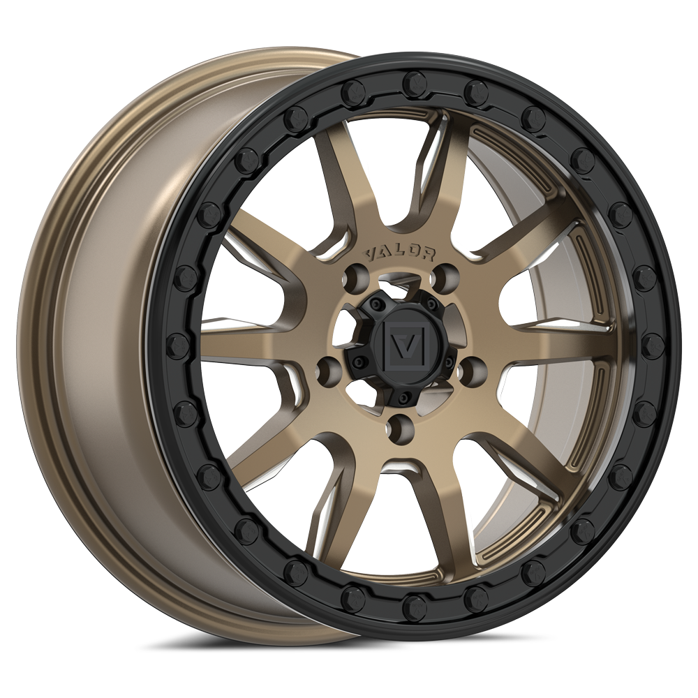 V15 BEADLOCK 15X7 +45MM 5X114.3 SATIN BRONZE MILLED - J.I. MOTORSPORTS 626
