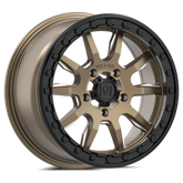 V15 BEADLOCK 15X7 +45MM 5X114.3 SATIN BRONZE MILLED - J.I. MOTORSPORTS 626