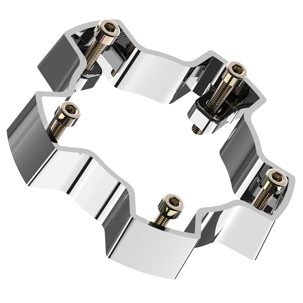 VCAP2 CAP RISER CHROME - ABS - J.I. MOTORSPORTS 626