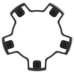 VCAP2 CAP RISER SATIN BLACK - ABS - J.I. MOTORSPORTS 626