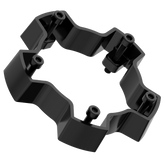 VCAP2 CAP RISER SATIN BLACK - ABS - J.I. MOTORSPORTS 626