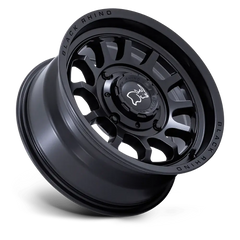 Black Rhino RAPID UTV performance wheel showcasing sleek black design and durable construction.