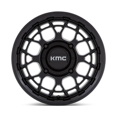 KMC TECHNIC UTV wheel in black and silver finish, perfect for UTV tires, 15x7 size, showcasing modern design and performance.