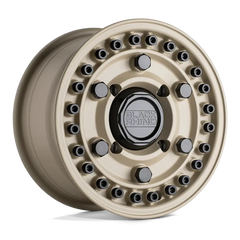 Black Rhino Armory UTV wheel in desert tan, designed for durability and style for off-road enthusiasts.