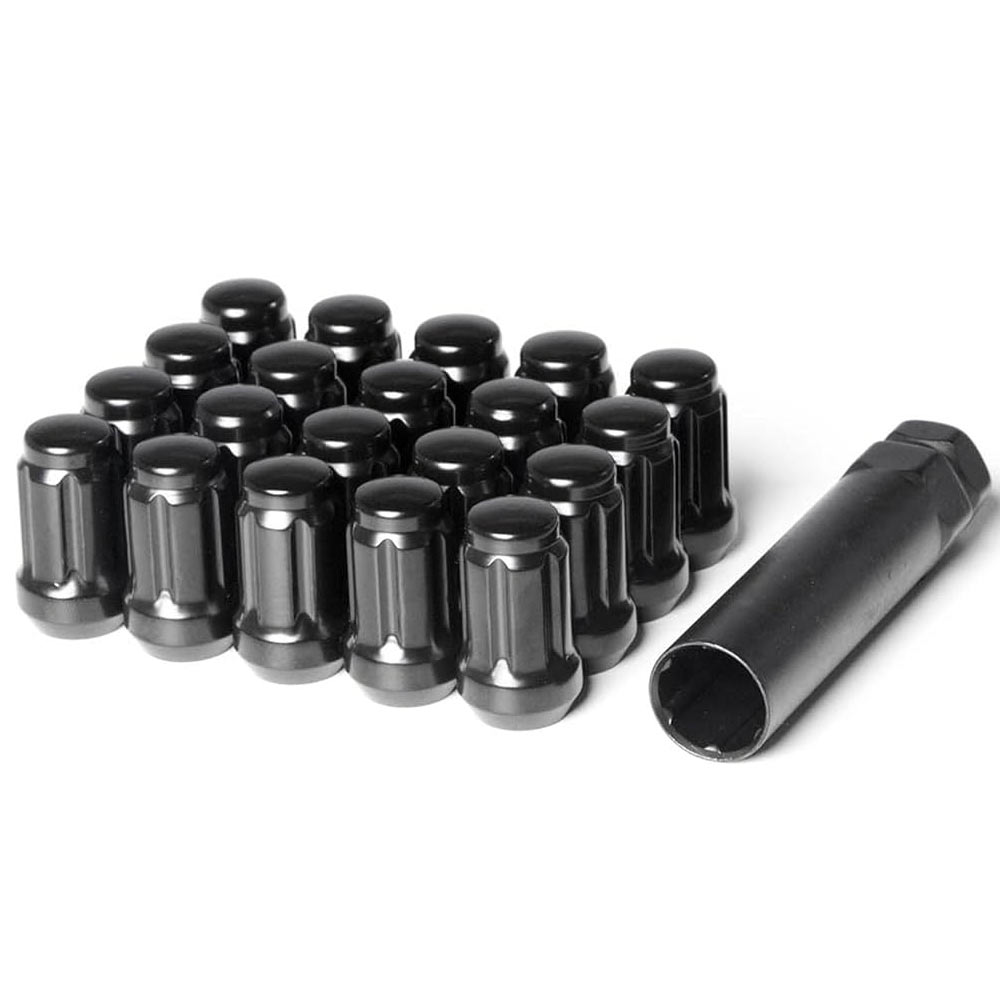 12X1.25 SPLINE 5 LUG KIT 1.38" BLACK - J.I. MOTORSPORTS 626