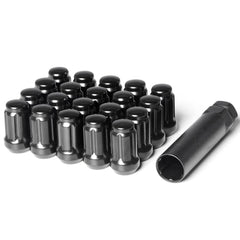 12X1.25 SPLINE 5 LUG KIT 1.38" BLACK - J.I. MOTORSPORTS 626