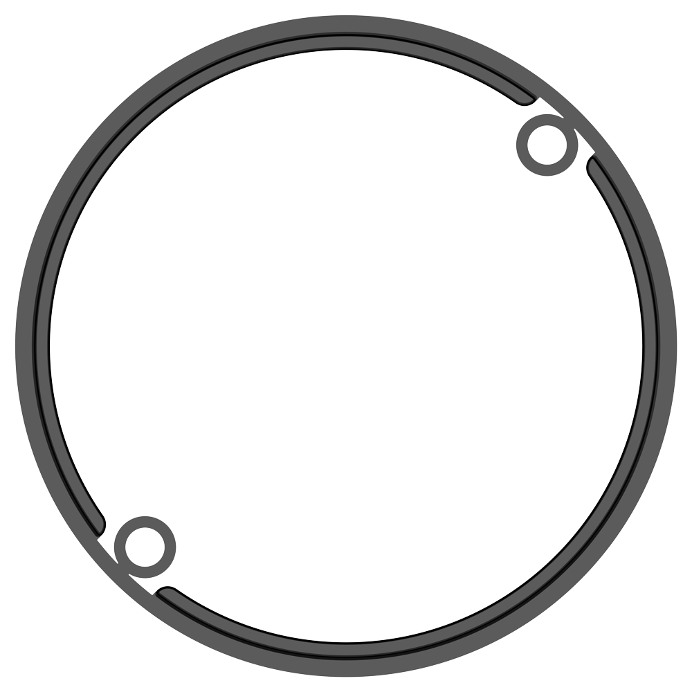 VCAP1 SATIN BLACK CAP RISER - ABS - J.I. MOTORSPORTS 626