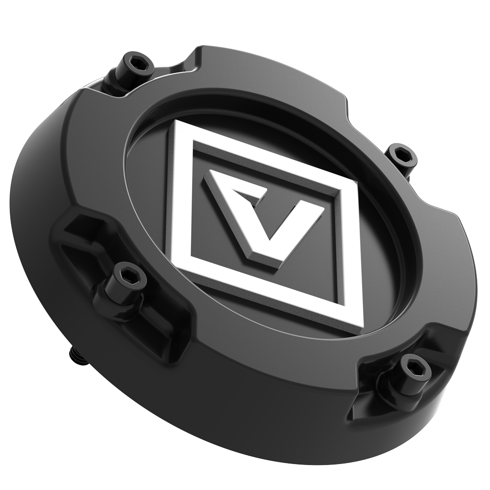 VCAP1 SATIN BLACK SW LOGO - ABS - J.I. MOTORSPORTS 626