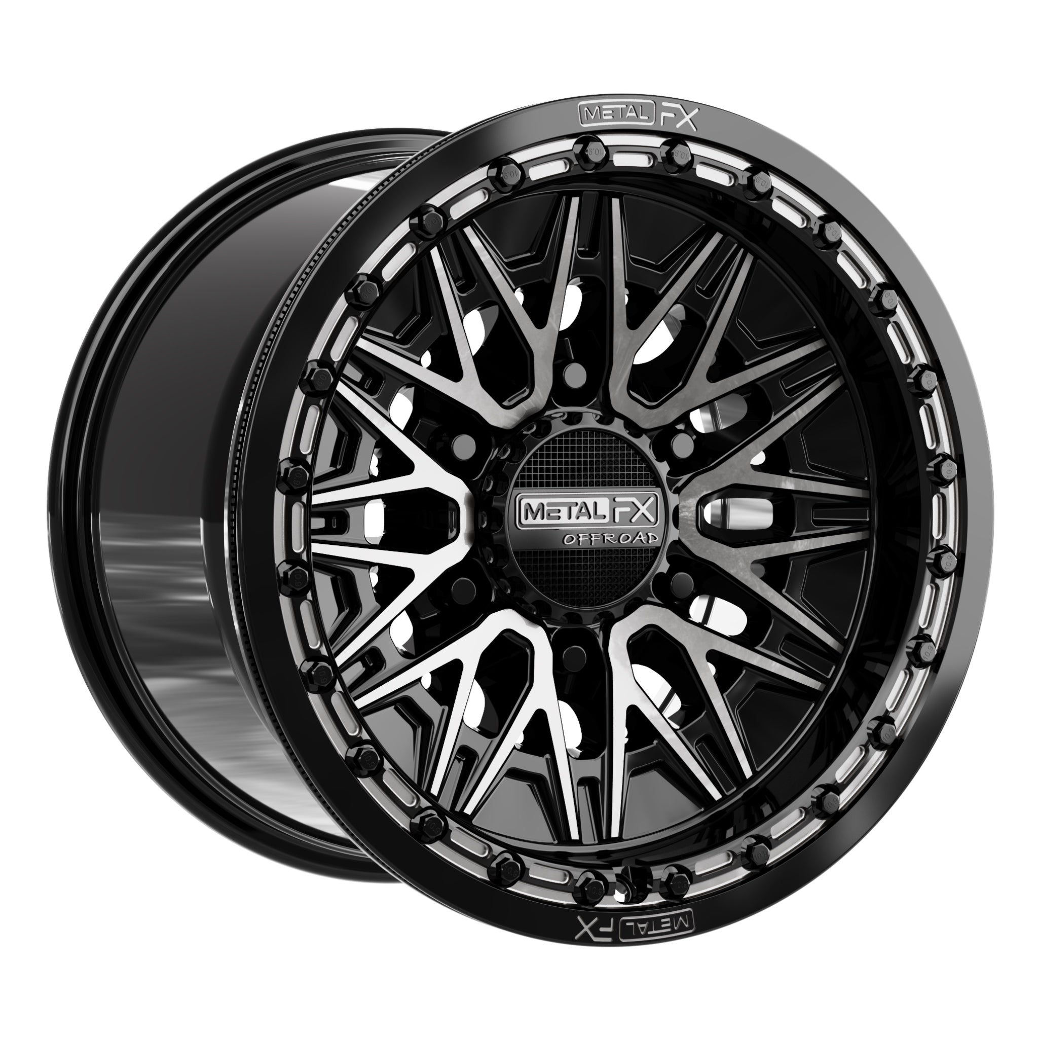 Alpha 6R Beadlock | Gloss Black DDT Face - J.I. MOTORSPORTS 626