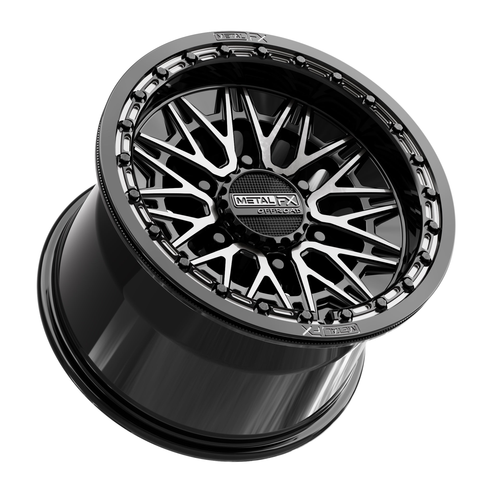 Alpha 6R Beadlock | Gloss Black DDT Face - J.I. MOTORSPORTS 626