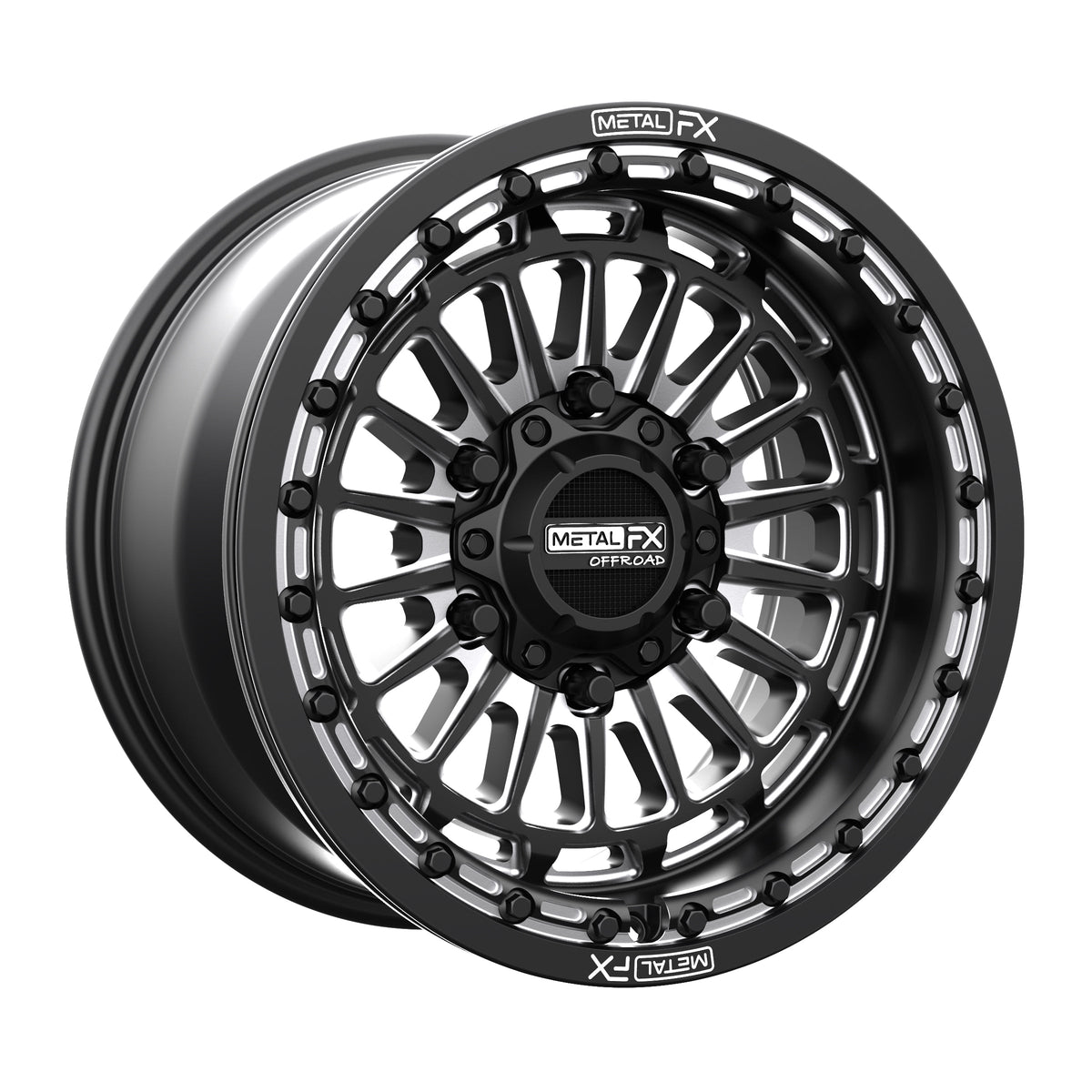 Delta 6R Beadlock | Satin Black Contrast Cut - J.I. MOTORSPORTS 626