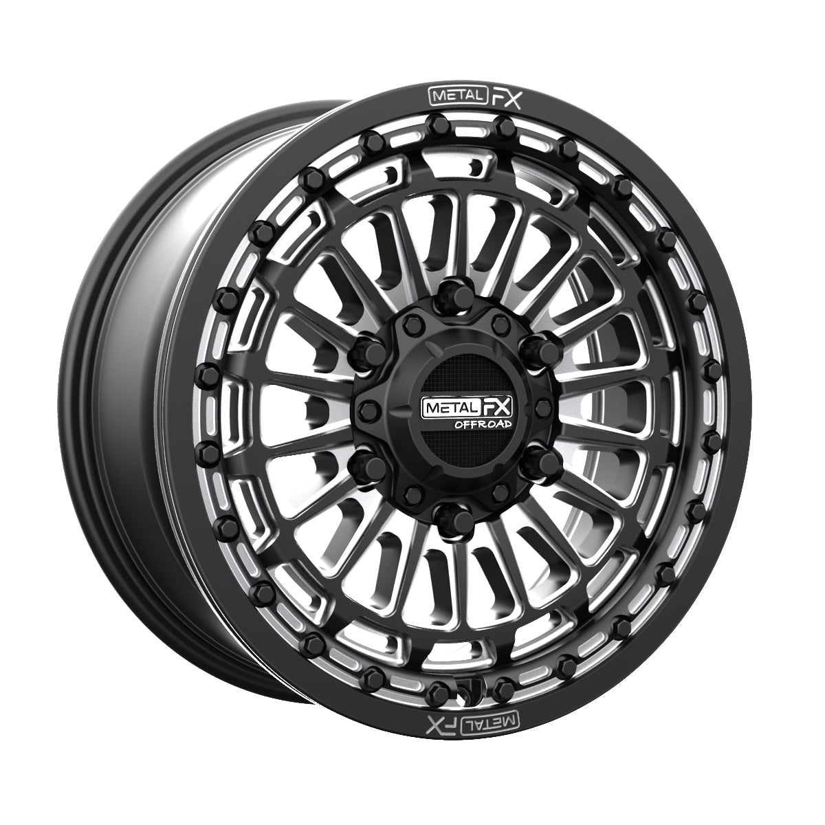 Delta 6R Beadlock | Satin Black Contrast Cut - J.I. MOTORSPORTS 626