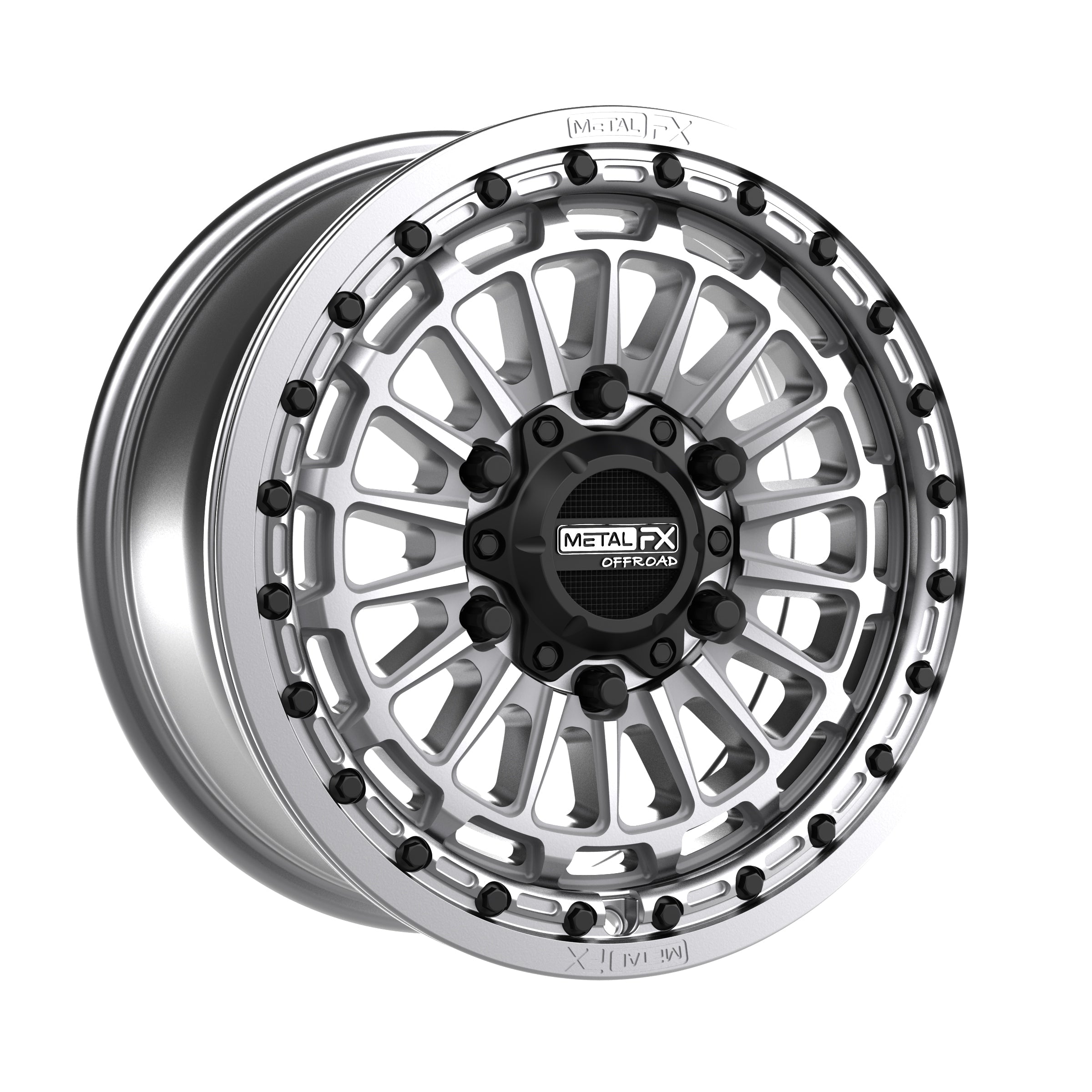 Delta 6R beadlock wheel showcasing a unique design and durable 6061-T6 forged aluminum construction.