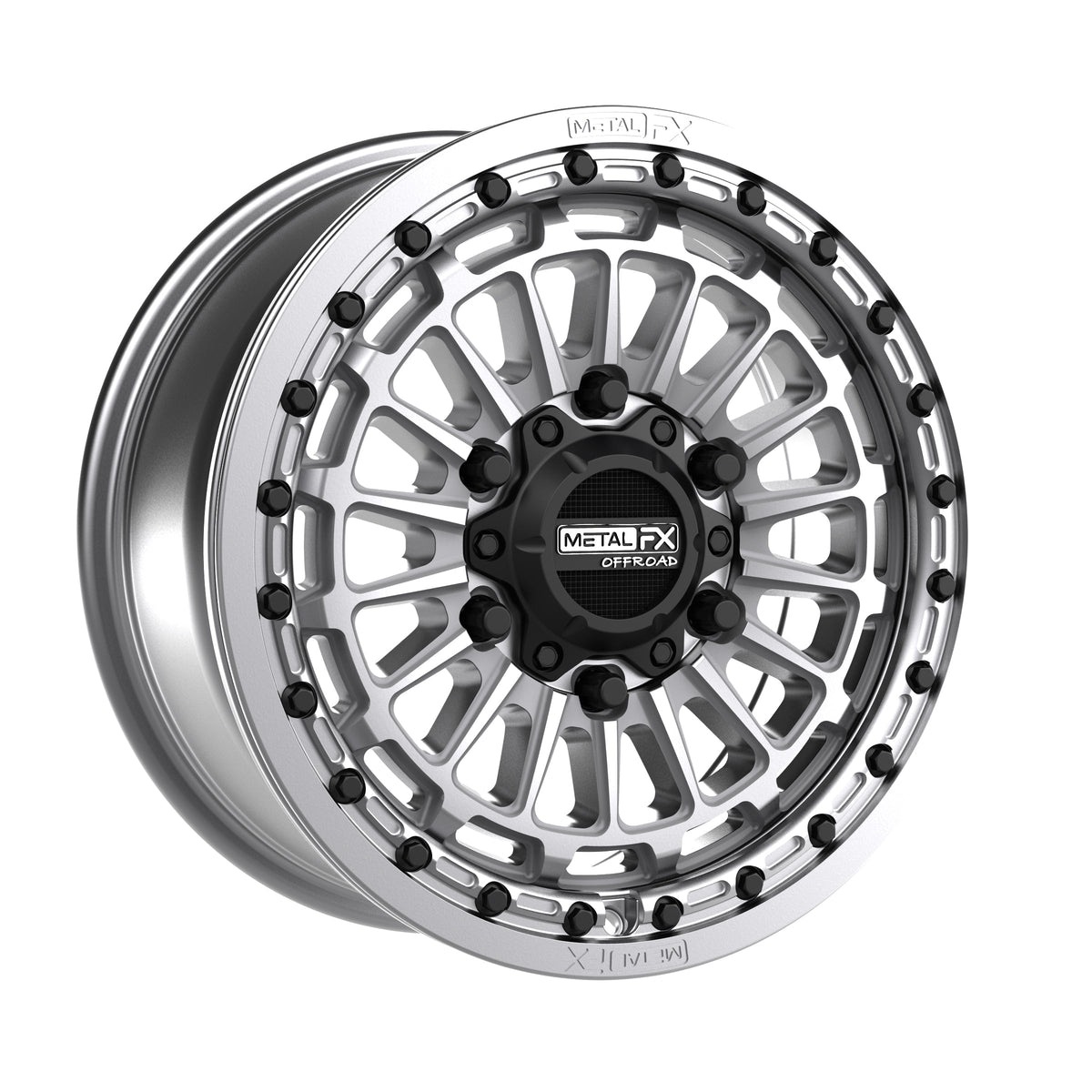 Delta 6R beadlock wheel showcasing a unique design and durable 6061-T6 forged aluminum construction.