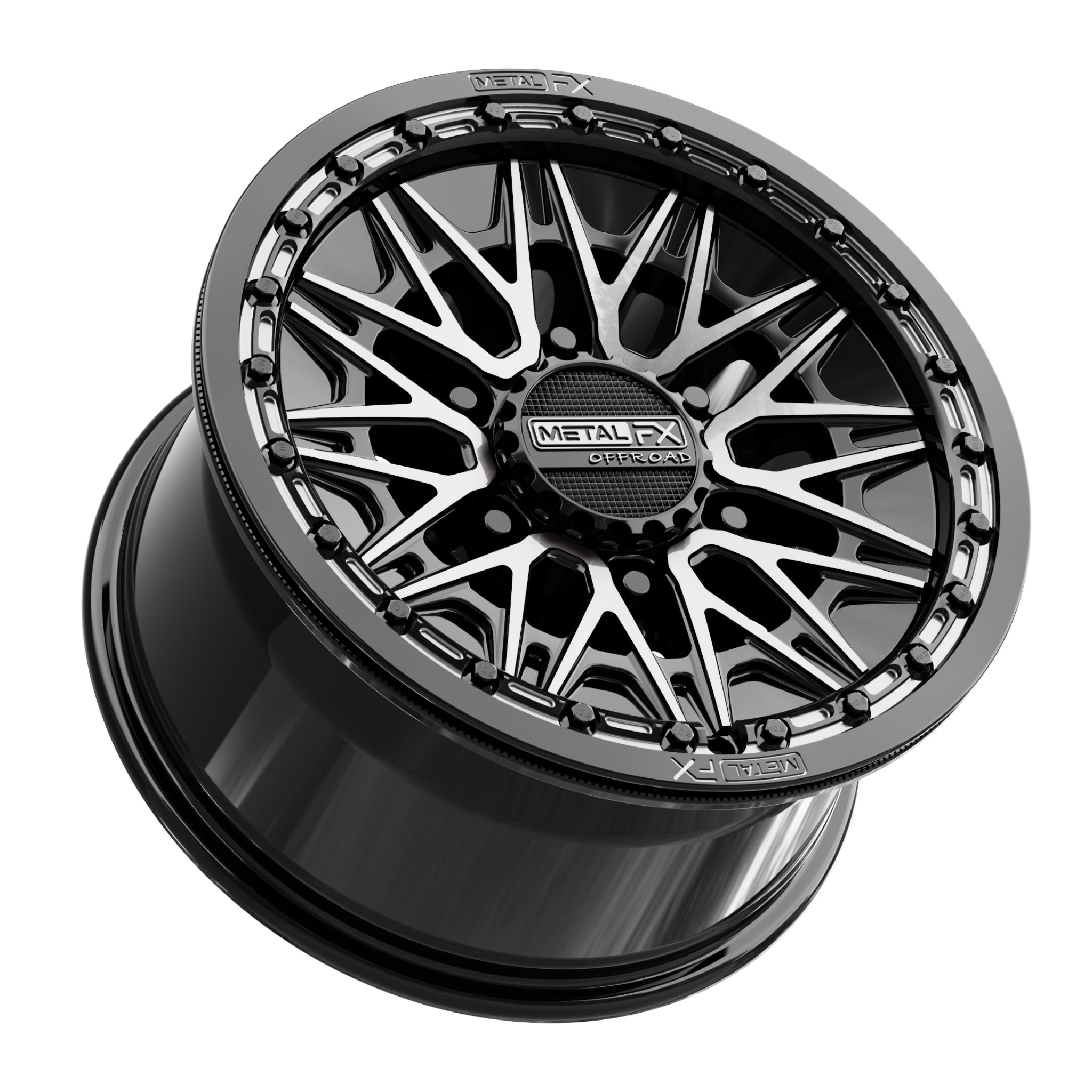 Alpha 6R Beadlock | Gloss Black DDT Face - J.I. MOTORSPORTS 626