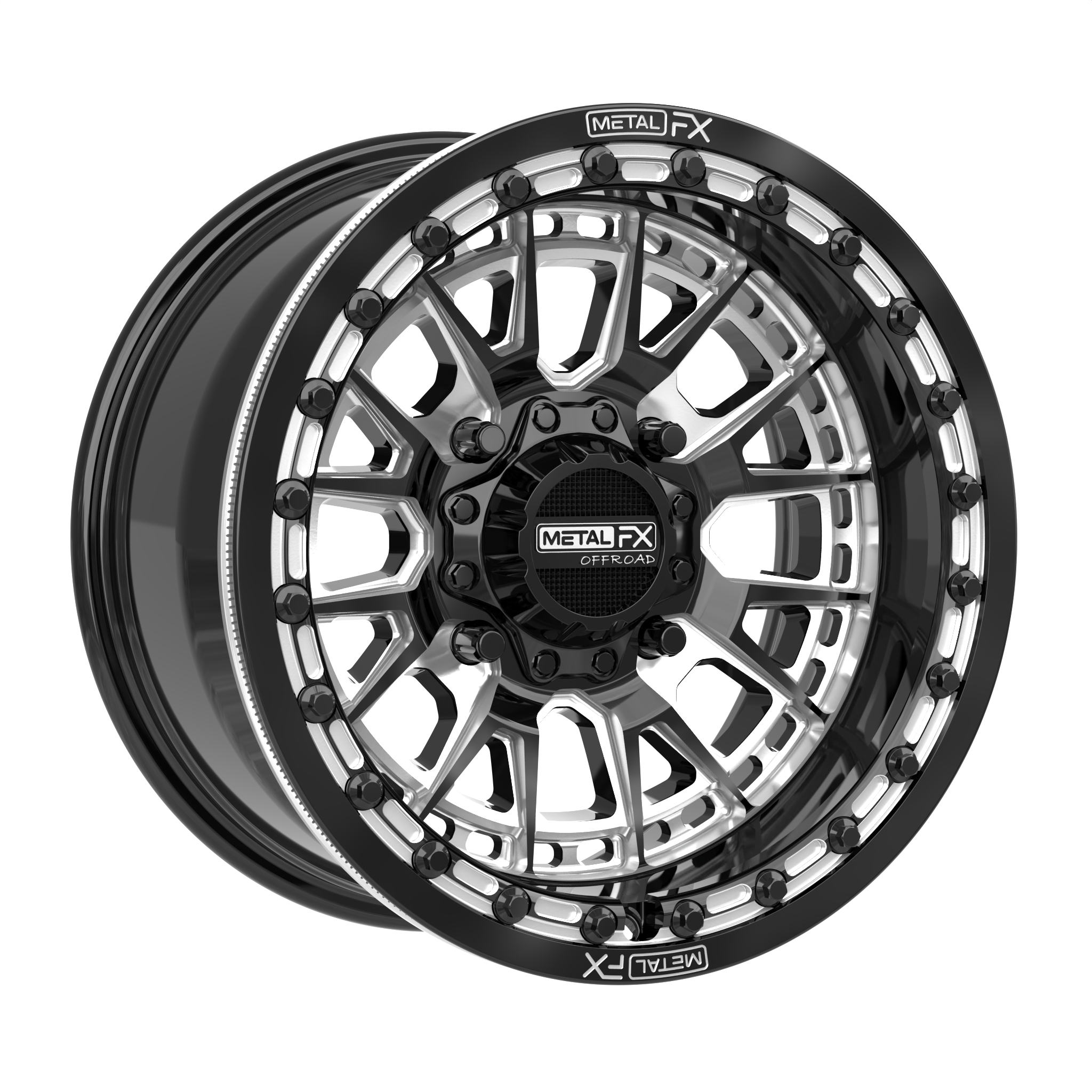 Slayer Beadlock | Gloss Black Contrast Cut - J.I. MOTORSPORTS 626