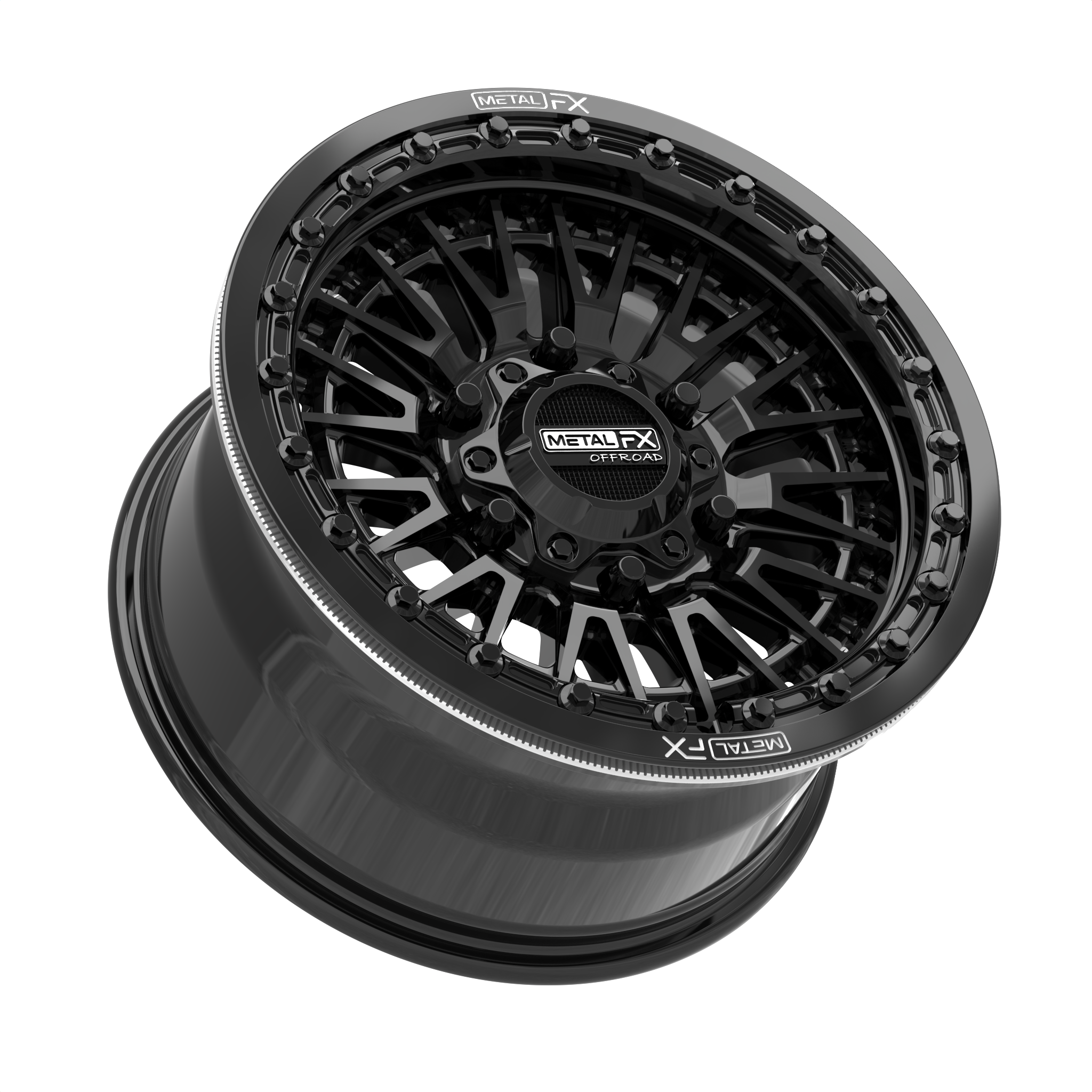 Slayer 6R Beadlock | Gloss Black - J.I. MOTORSPORTS 626