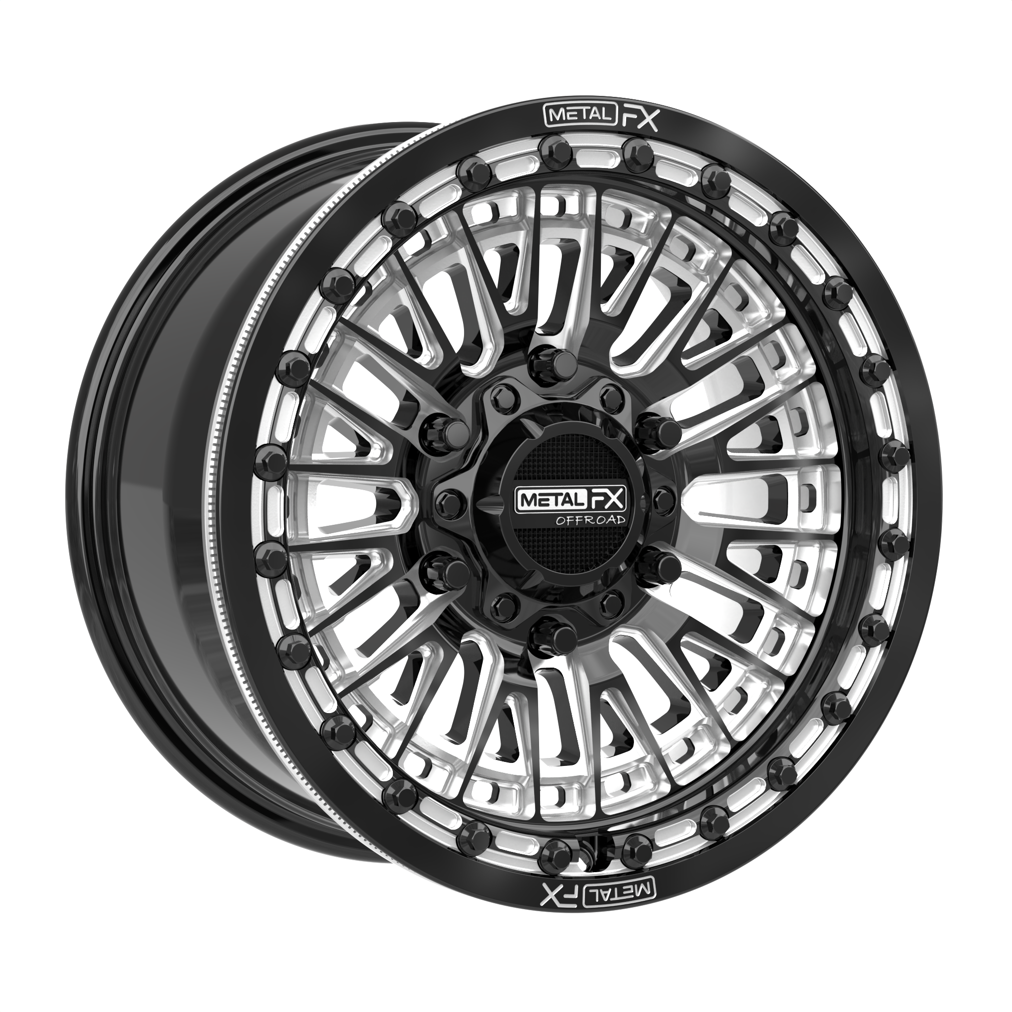 Slayer 6R Beadlock | Gloss Black Contrast Cut - J.I. MOTORSPORTS 626