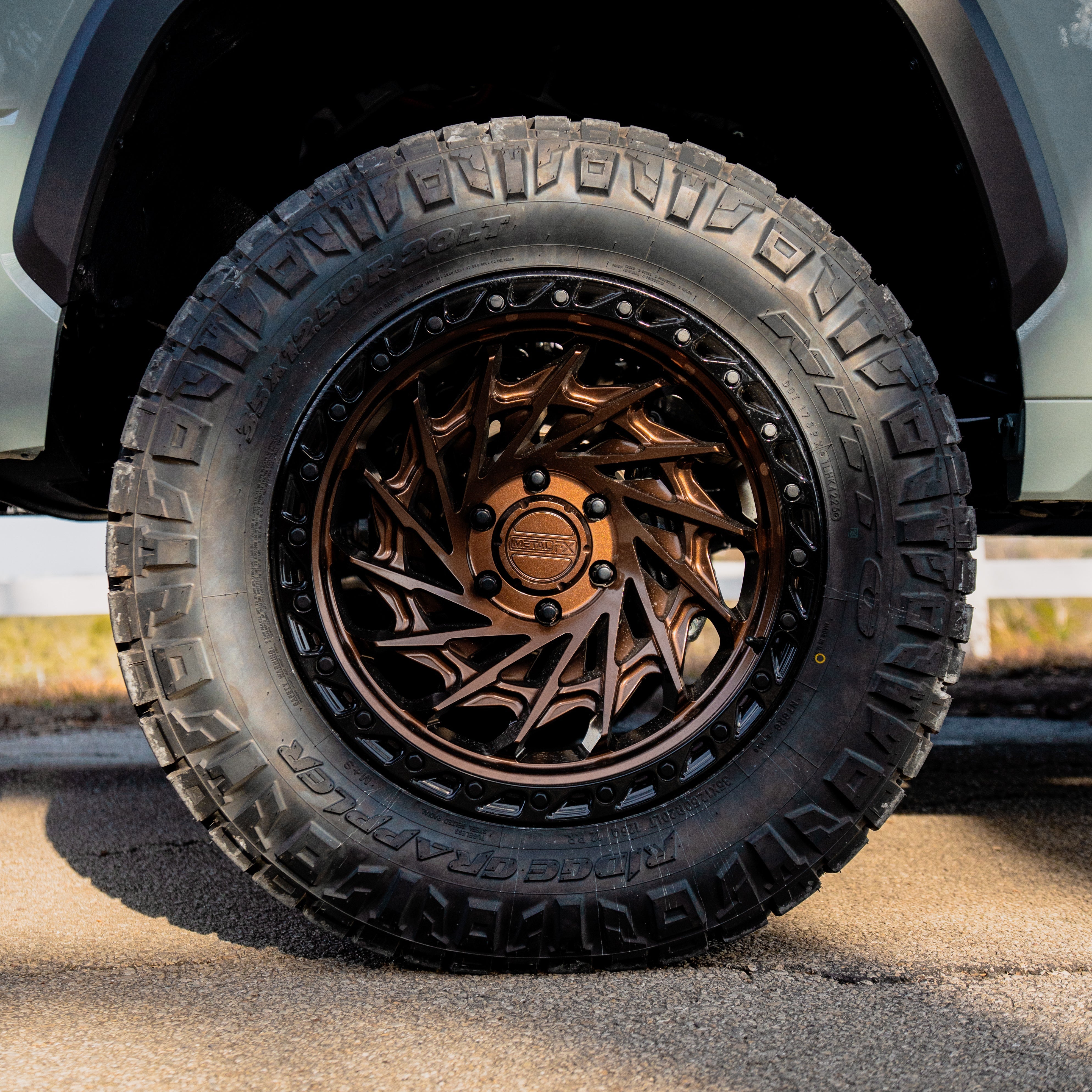 Typhoon Truck | Smoked Bronze Center Gloss Black Lip