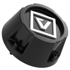 VCAP1 TALL CAP WHITE LOGO 35MM SATIN BLACK - J.I. MOTORSPORTS 626