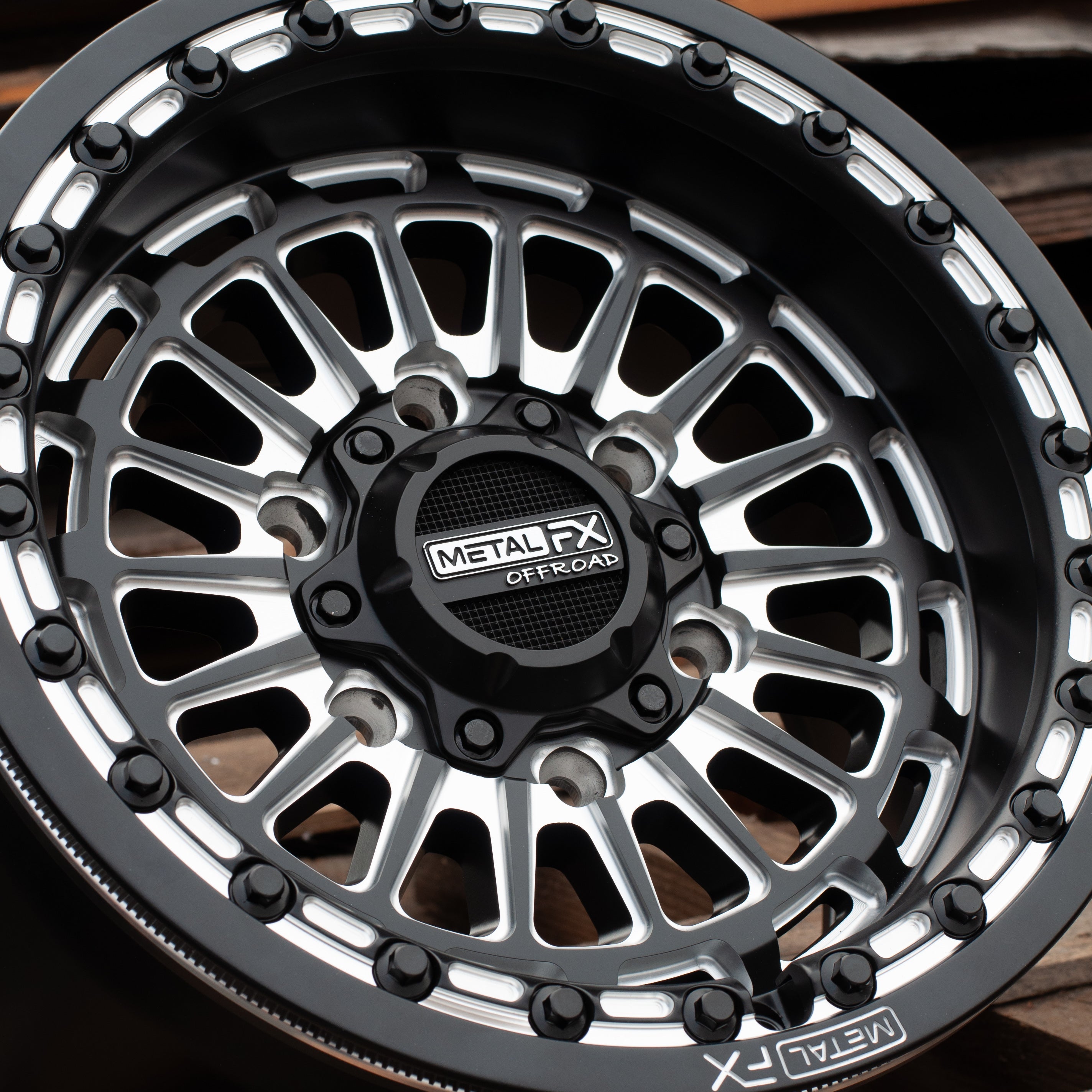 Delta 6R Beadlock | Satin Black Contrast Cut - J.I. MOTORSPORTS 626