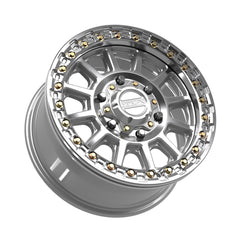 Rampage 6R Beadlock | Gloss Silver Machined