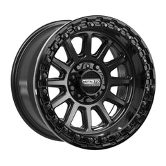 Rampage R Beadlock | Satin Black w/ Gloss Black Ring