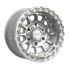 Rampage 6R Beadlock | Gloss Silver Machined