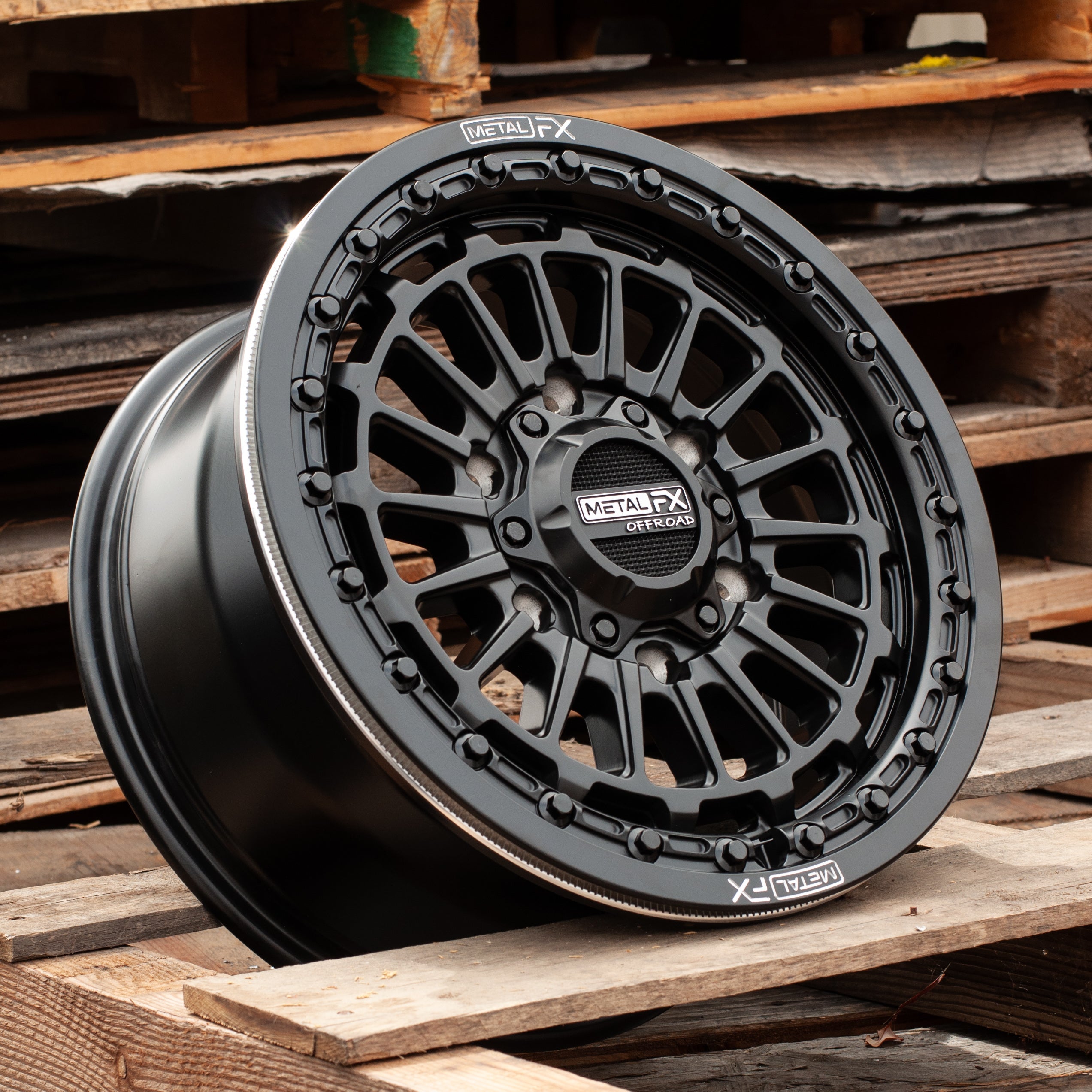 Delta 6R Beadlock | Satin Black - J.I. MOTORSPORTS 626