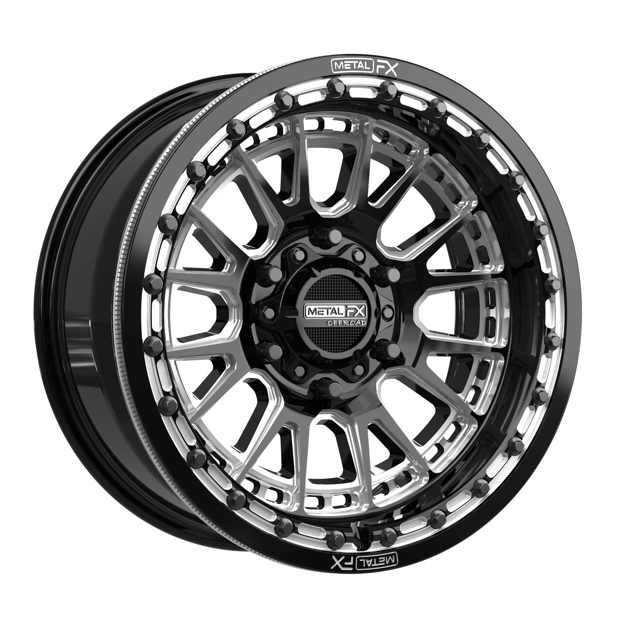 17 Slayer 6R Beadlock | Gloss Black Contrast Cut