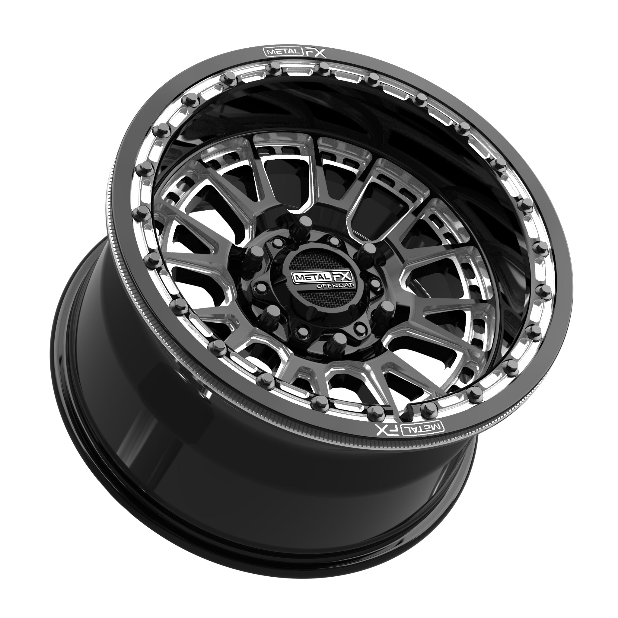 17 Slayer 6R Beadlock | Gloss Black Contrast Cut