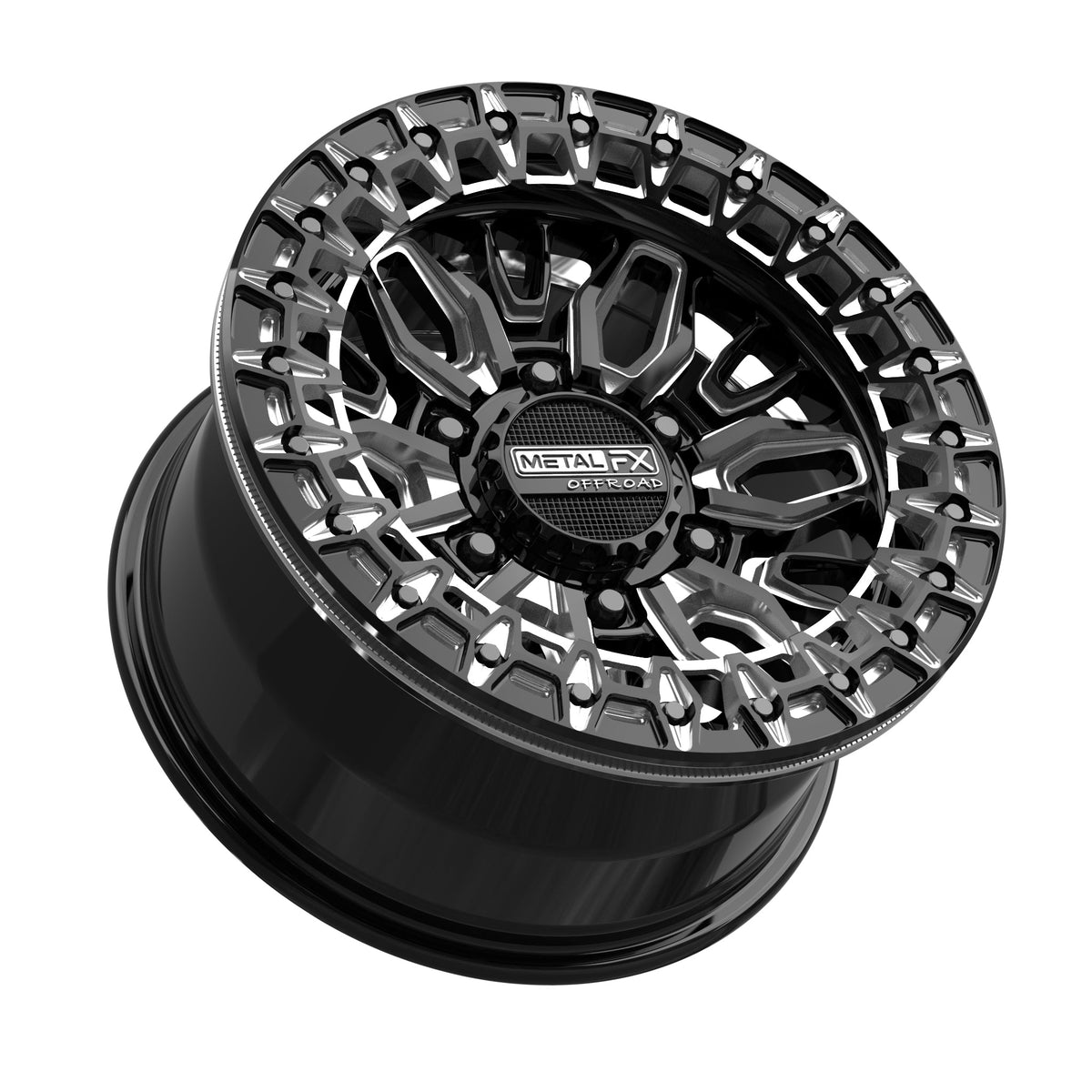 Mayhem 6R Gloss Black Beadlock Off-Road Wheel - J.I. MOTORSPORTS 626