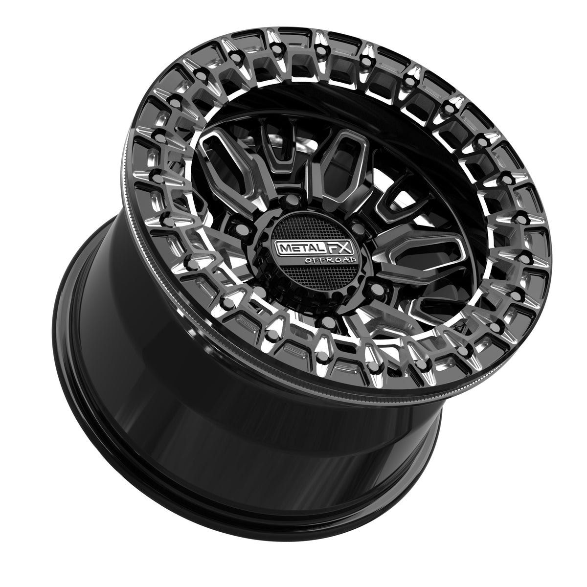 Mayhem 6R Gloss Black Beadlock Off-Road Wheel - J.I. MOTORSPORTS 626
